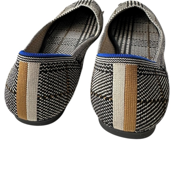 Rothy's Flats In Black/Beige/Bleu Size 9 - Picture 3 of 5
